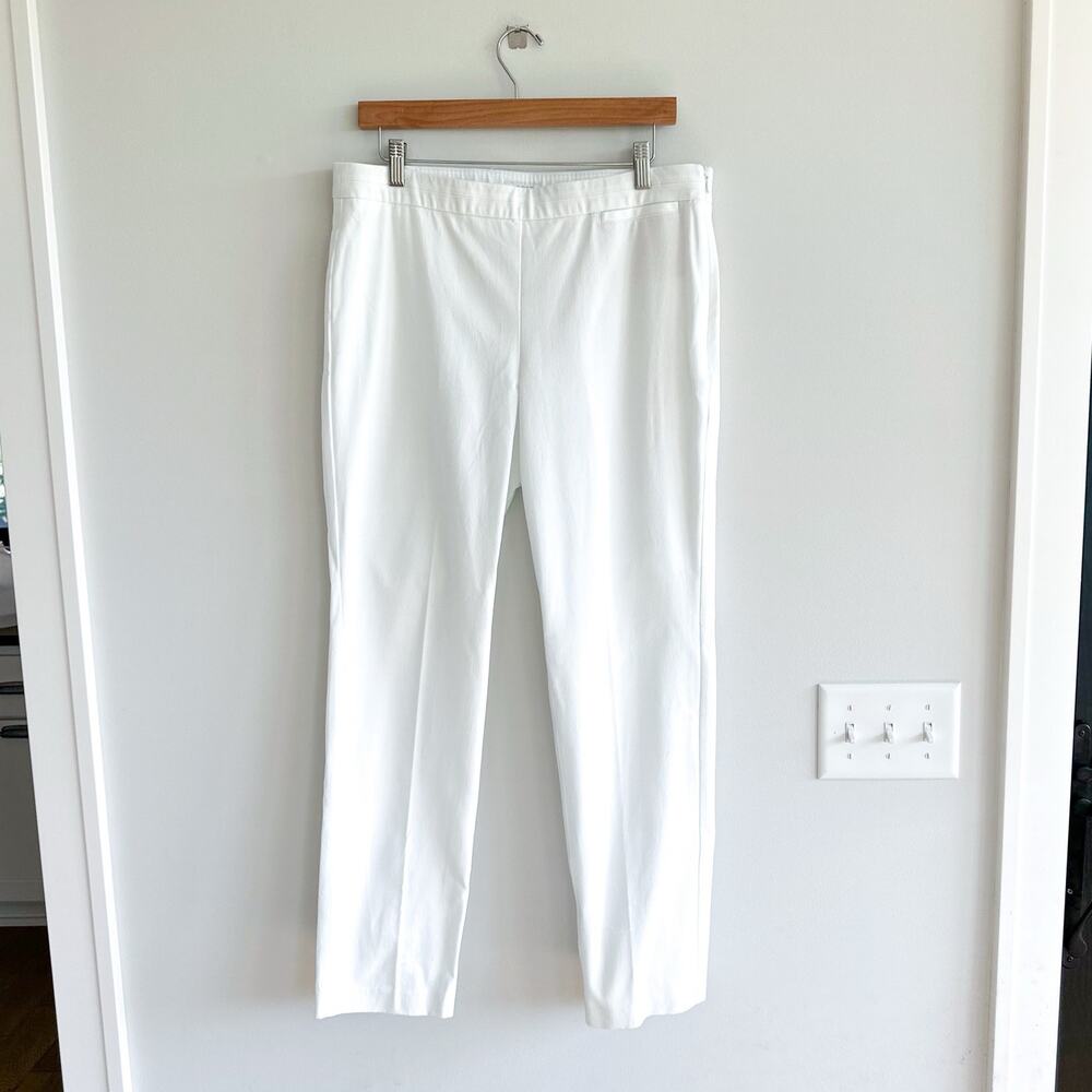 J. Jill White Cropped Ankle Pants NWT